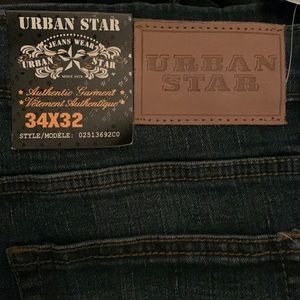NWT urban star jeans 36x32 &34x32